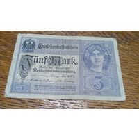 5 марок 1917 года Германии **73007