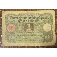 Банкнота 1 марка 1920 год. Веймарская республика