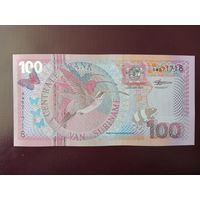 Суринам 100 гульденов 2000 UNC