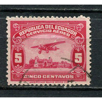 Эквадор - 1929 - Авиация 5С - [Mi.283] - 1 марка. Гашеная.  (Лот 26JE)-TG2P13