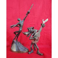 Статуэтка "Волк" (Бронза, НИМОР, СССР)