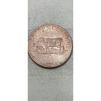 Гернси 2 пенни 1996