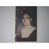 СССР. М.А. Врубель - Партрэт Любатовіч у ролі Кармен (ІЗАГІЗ) / СССР. М. А. Врубель - Портрет Любатович в роли Кармен (ИЗОГИЗ)