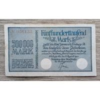 Werty71 Германия 500000 марок 1923 банкнота Гроссгельд Фрайбург