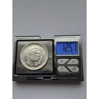 50 центов США 1946 года (Букер Талиафер Вашингтон). Серебро 900 пробы. L45542.