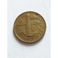 Барбадос 5 центов 2004