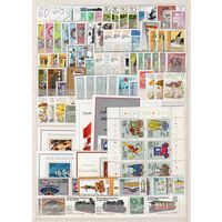 ГДР.ПОЛНЫЙ ЧИСТЫЙ  ГОДОВОЙ НАБОР (1980) БЕЗ НАКЛЕЕК !