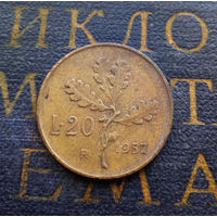 20 лир 1957 Италия #01
