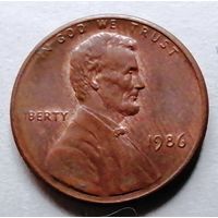 1 цент 1986 США