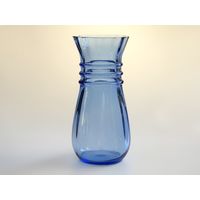 Ваза цветное стекло 13х6см винтаж