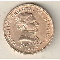 Уругвай 10 песо 1965