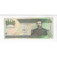 10 ПЕСО 2003 ДОМИНИКАНА