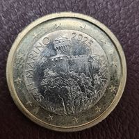 Сан-Марино 1 евро 2025