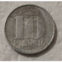 Германия - ГДР 10 пфеннигов, 1971 (14-9-14)