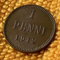 1  penni 1912 года.