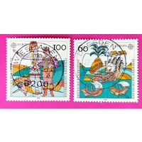 Германия. Открытие Америки. ( 2 марки ) 1992 года. 8-16.