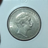 3 марки Пруссия 1910 UNC