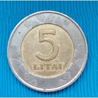 Литва. 5 литов 1998. Распродажа личной коллекции