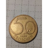 50 грошей Австрия 1989 год