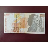 Словения 20 толаров 1992 UNC