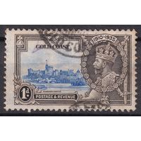 96.BrK. Великобритания. Колонии. Золотой Берег. Серебряный юбилей. Георг V. 1935 г. 1d. Mi.#98.