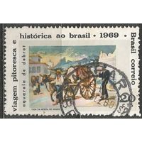 Бразилия. 200 лет со дня рождения Ж.Дебре. Художник. 1969г. Mi#1234.