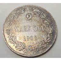 2 марки Финляндии в составе Российской Империи.  Редкие. Сохран. Патина
