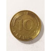 Германия 10 пфенинг 1991 D