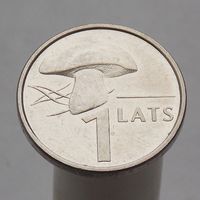 Латвия 1 лат 2004 Гриб