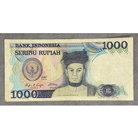 Банкнота Индонезия 1000 рупий 1987 год.
