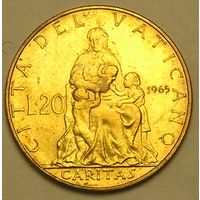 Ватикан, 20 Лир 1965 PAULUS VI