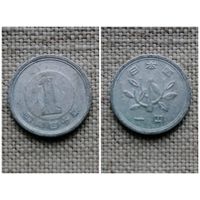Япония 1 йена 1965 (40 год эпоха Сёва)