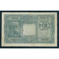 Италия, 10 лир 1944 год.