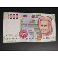 Италия. 1000 лир (образца 1990 года. P114c.)