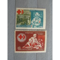 Продажа коллекции с 1 рубля! Чистые почтовые марки СССР 1955г.