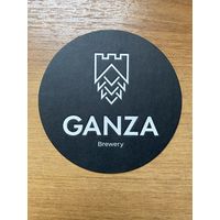 Подставка под пиво пивоварни Ganza Brewery /Россия/