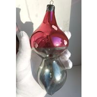 Ёлочная игрушка мухомор большой