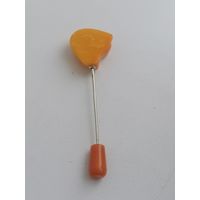 Брошь Янтарь СССР, редкая, торги с Рубля