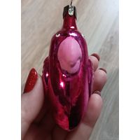Елочные игрушки, стекло редкий попугай