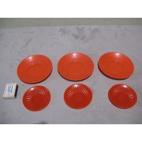 Тарелочки от кукольной посуды времён СССР