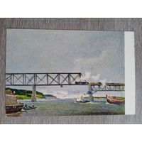 1954. Нисский (род. Гомель). Мост на Волге