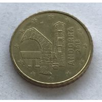 Андорра 50 евроцентов 2018