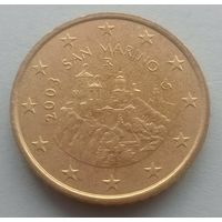 Монета Сан-Марино 50 евроцентов 2003 года