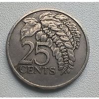 Тринидад и Тобаго 25 центов, 1977  5-1-1