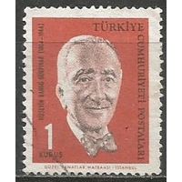 Турция. Хусейн Р.Курпинар. Писатель. 1964г. Mi#1903.