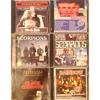 Диски MP3, Black Sabbath, Robert Plant, Rainbow, Queen, Scorpions. Цена за один диск