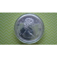 Доллар 1874-1974 г. Серебро с рубля