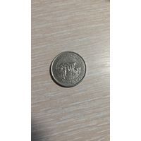 10 пенсов Джерси 1992