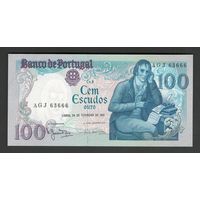Португалия 100 эскудо 1981 года. Тип Р-178b. Состояние UNC