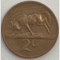 ЮАР 2 цента 1977 г.